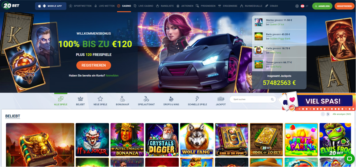 20Bet Online Casino